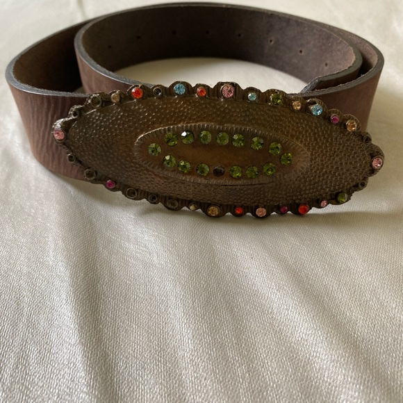 Y2K Gemstone Buckle Belt - Picture 2 of 4